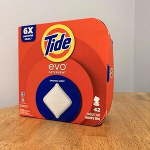 Tide evo Detergent Laundry Tiles - Orange Box